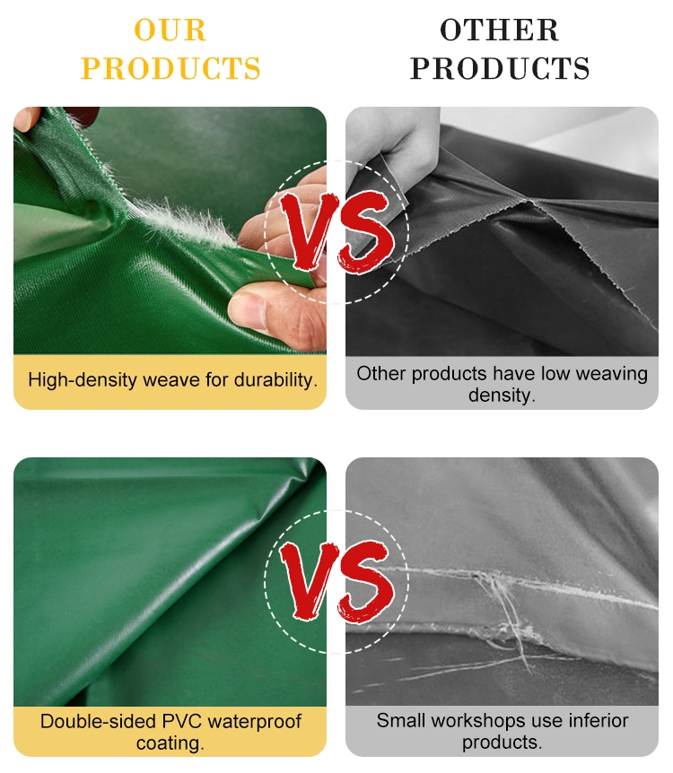 PVC Coated Polyester Fabric PVC Tarpaulin for Rolling