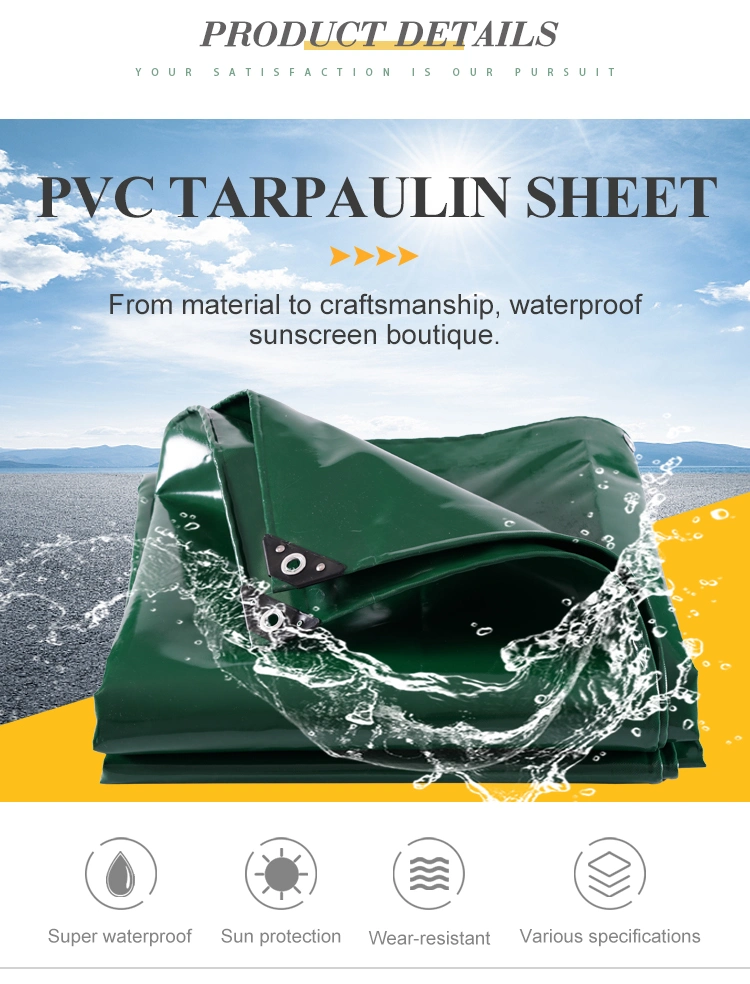 PVC Coated Polyester Fabric PVC Tarpaulin for Rolling