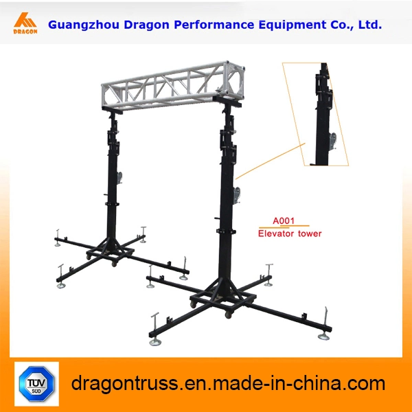 High Quality Truss Elevator Crank Tower Lift Stand for Small Event Stage Equipment Lighting