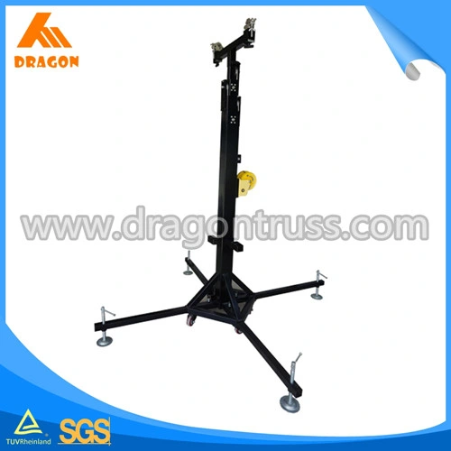 Dragonstage Steel Crank Stand Lift Tower Aluminum Truss Portable Truss Lifting Tower for Lighting Speakers